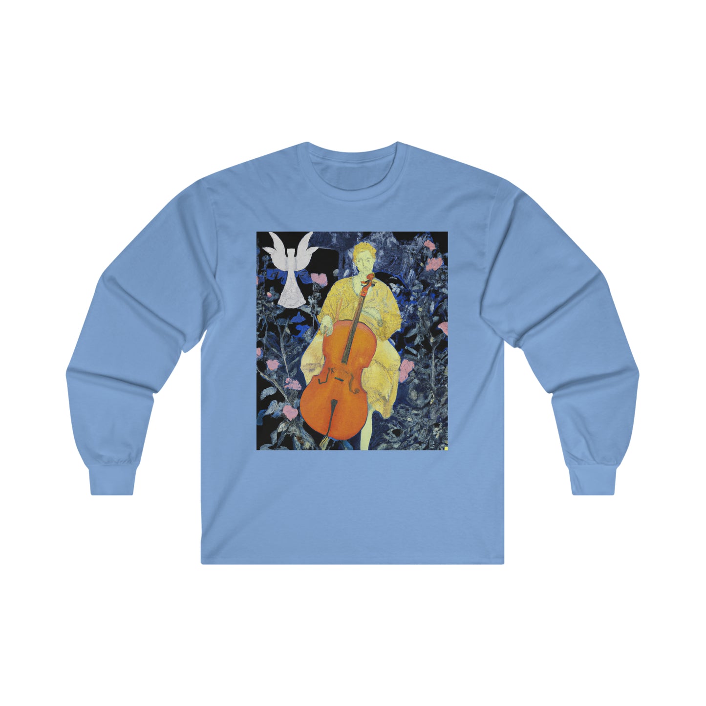Marble Cello Suites Ultra Cotton Long Sleeve Tee by HornCue