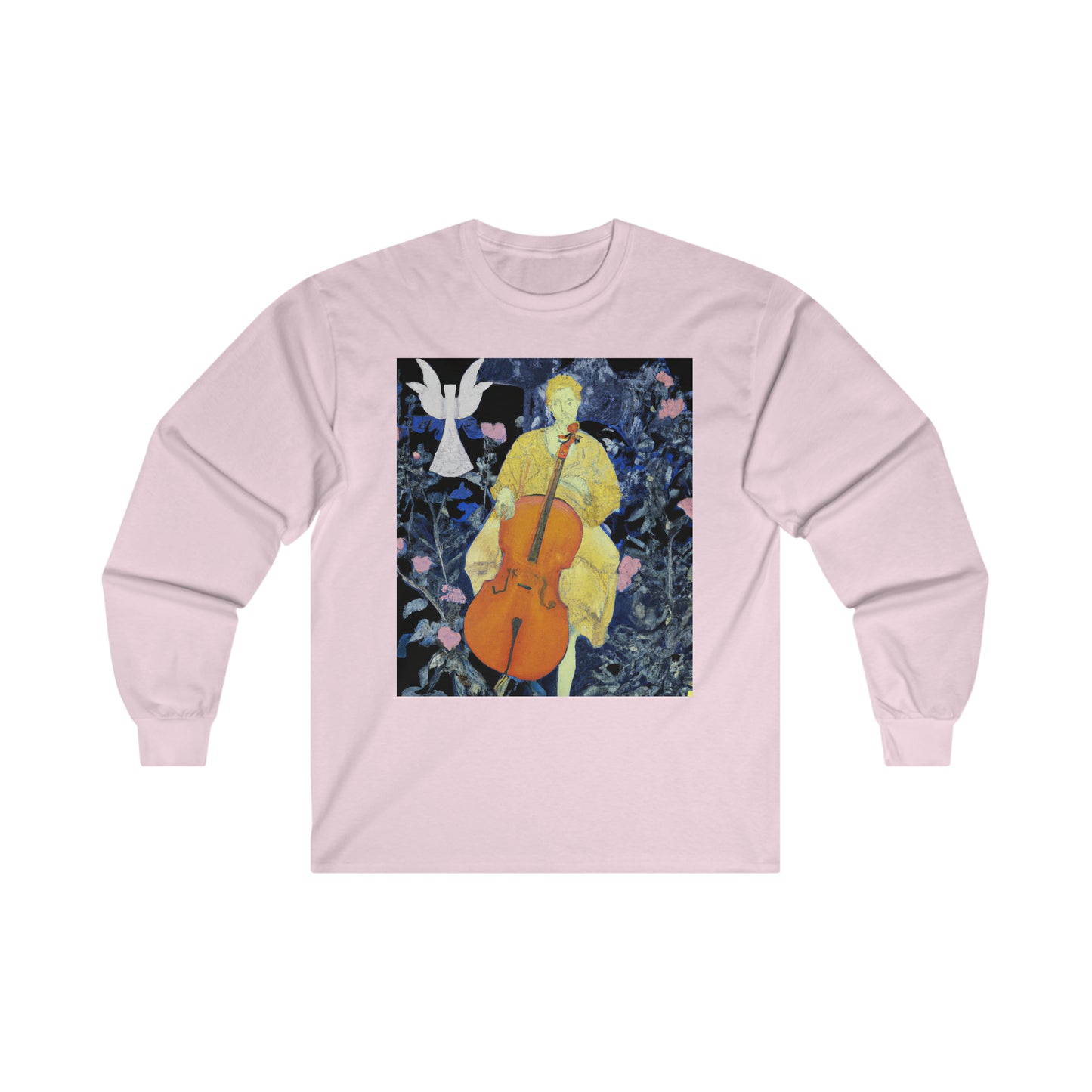 Marble Cello Suites Ultra Cotton Long Sleeve Tee by HornCue