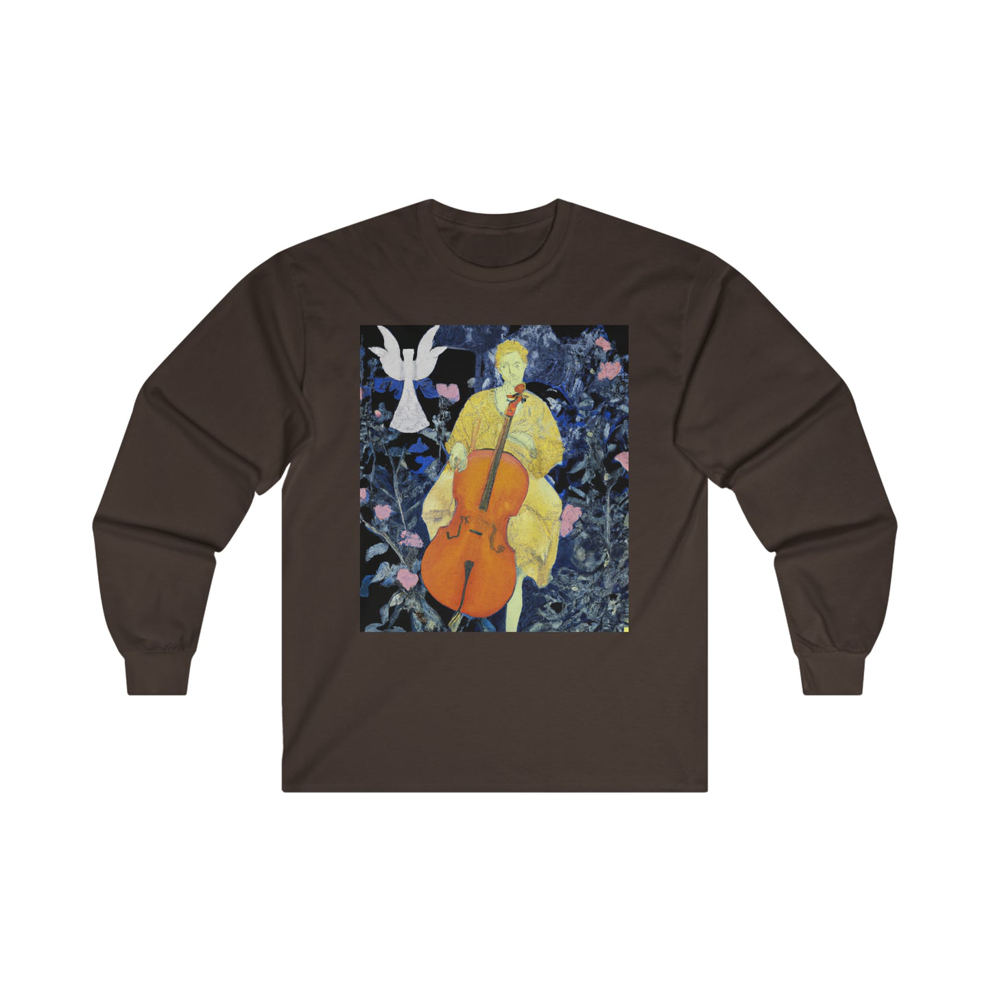Marble Cello Suites Ultra Cotton Long Sleeve Tee by HornCue