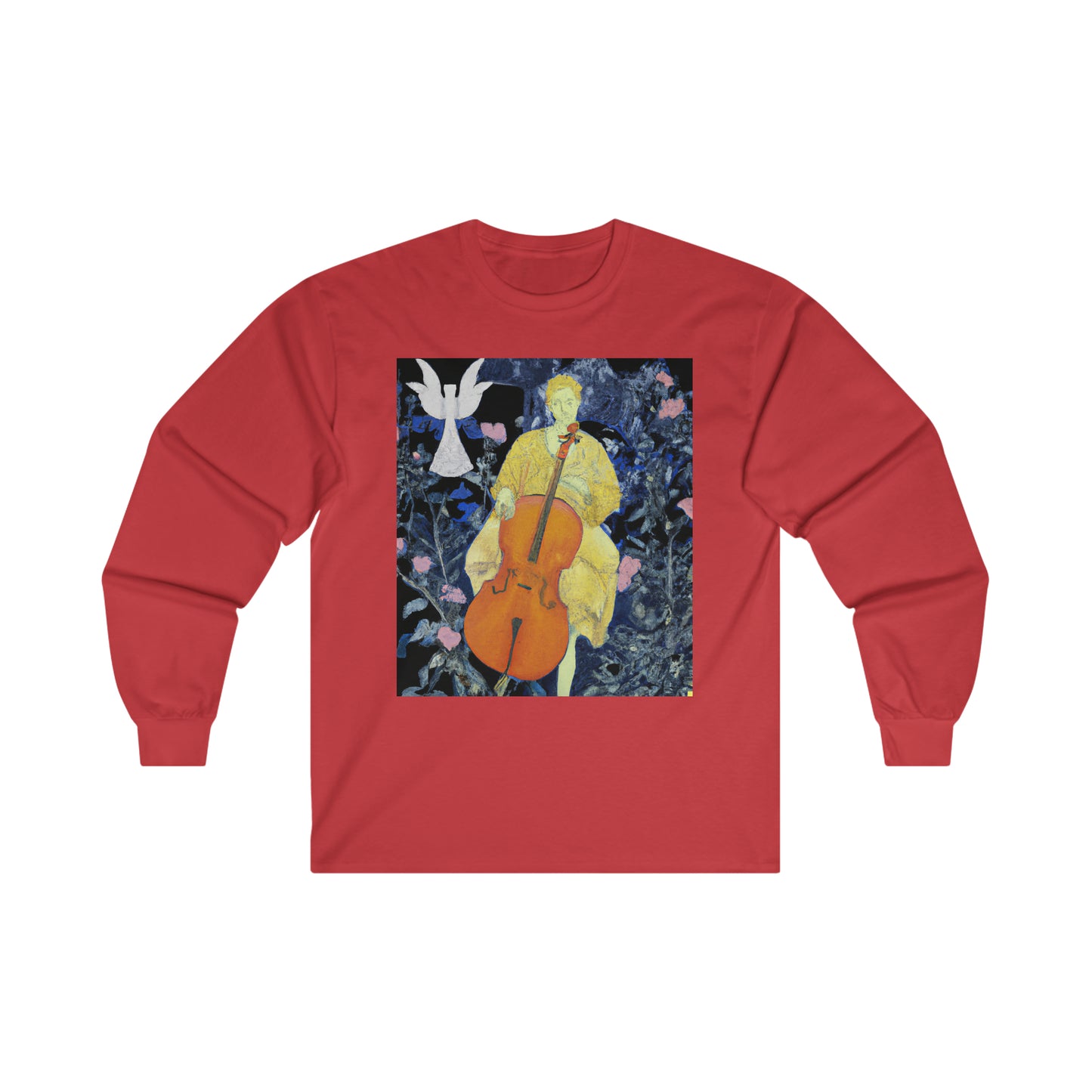 Marble Cello Suites Ultra Cotton Long Sleeve Tee by HornCue