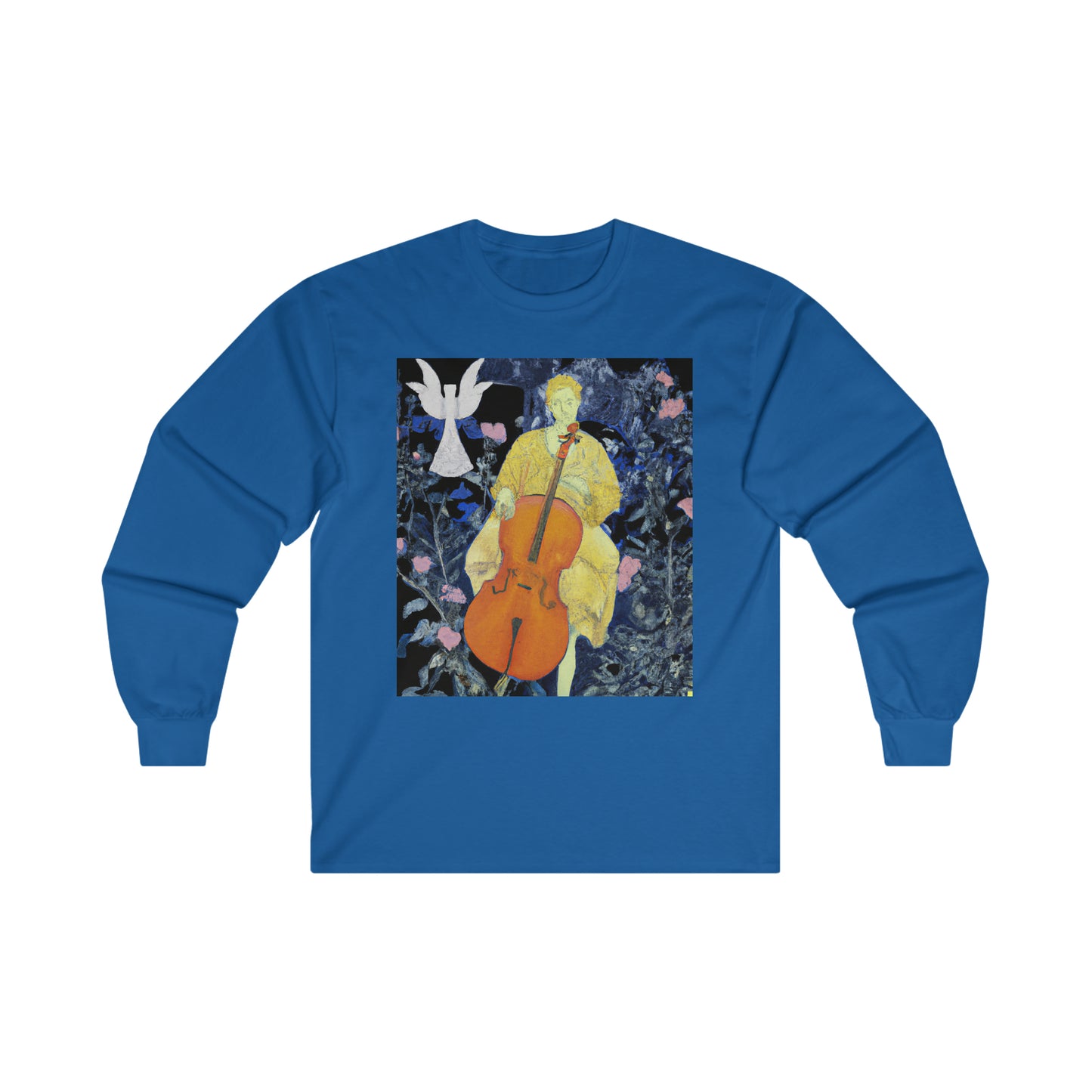 Marble Cello Suites Ultra Cotton Long Sleeve Tee by HornCue