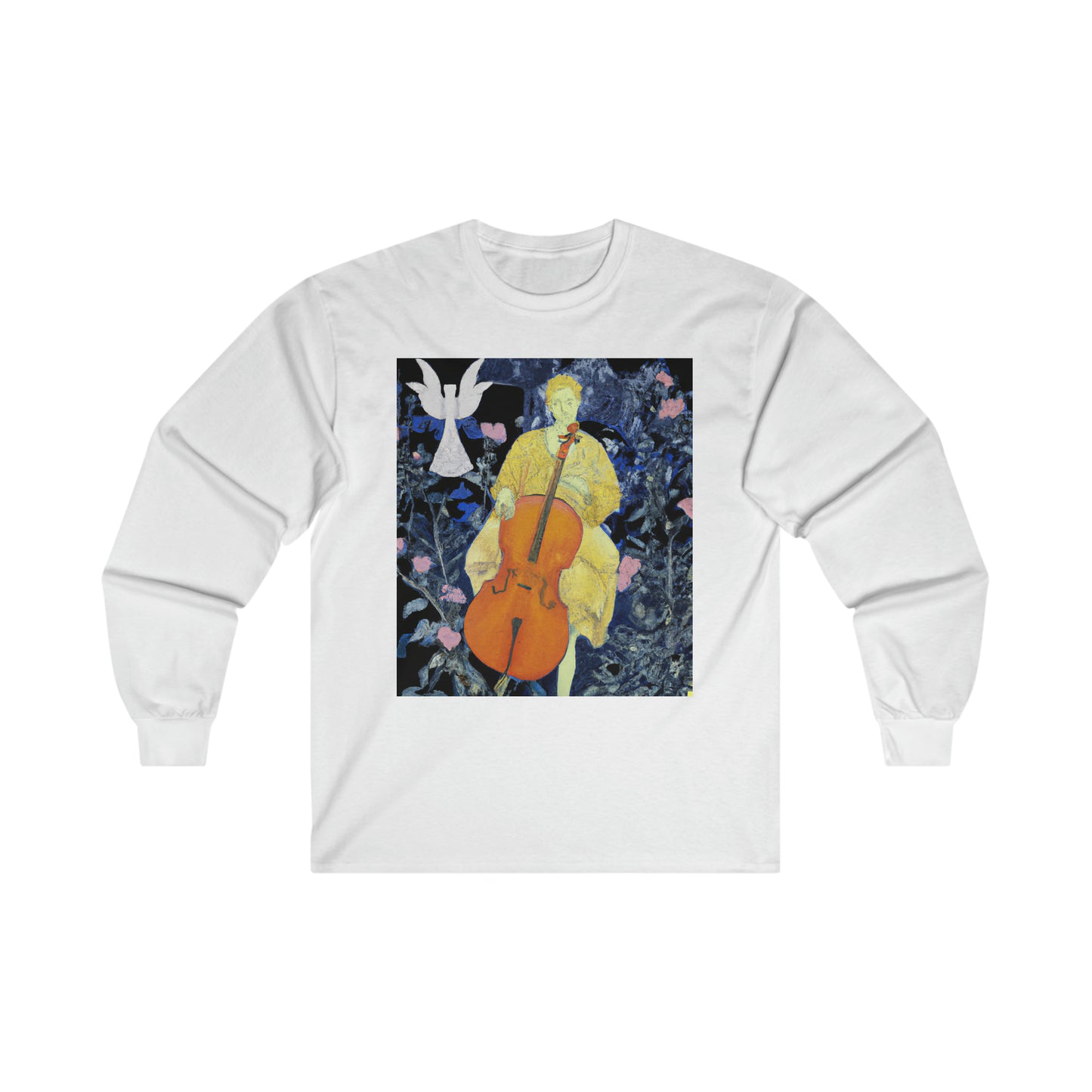 Marble Cello Suites Ultra Cotton Long Sleeve Tee by HornCue
