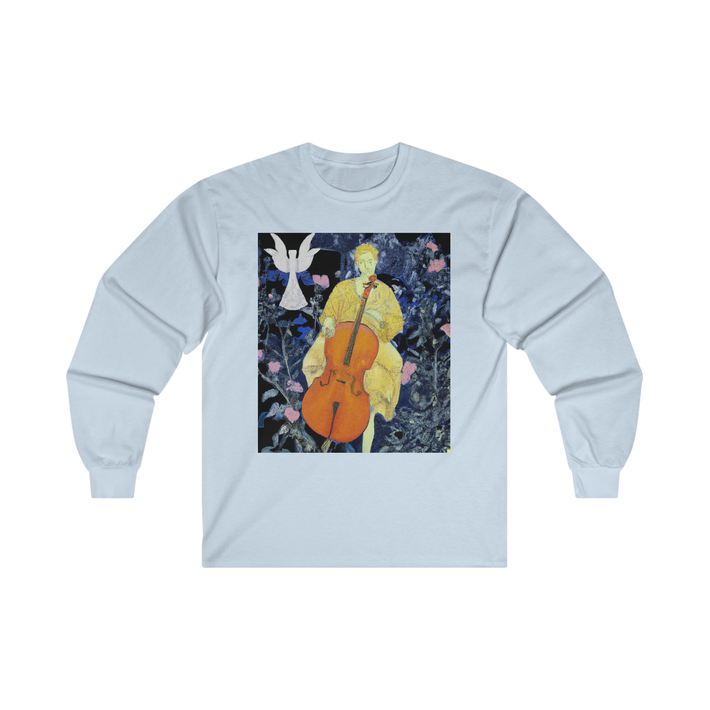 Marble Cello Suites Ultra Cotton Long Sleeve Tee by HornCue