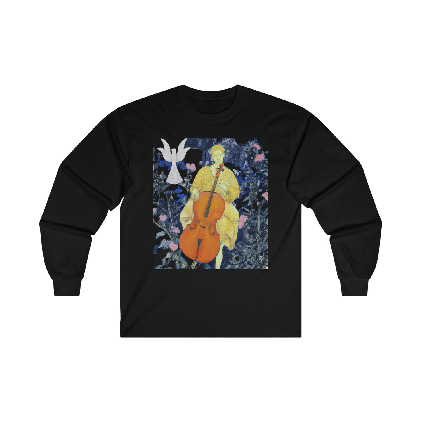 Marble Cello Suites Ultra Cotton Long Sleeve Tee by HornCue