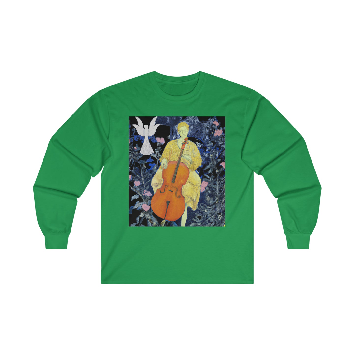Marble Cello Suites Ultra Cotton Long Sleeve Tee by HornCue
