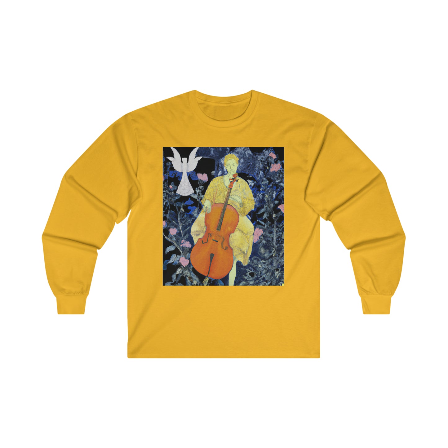 Marble Cello Suites Ultra Cotton Long Sleeve Tee by HornCue
