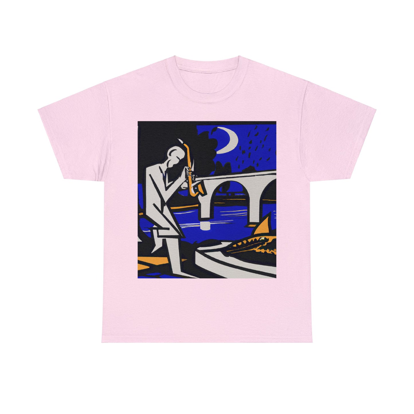 POP Blues Unisex Heavy Cotton Tee by HornCue