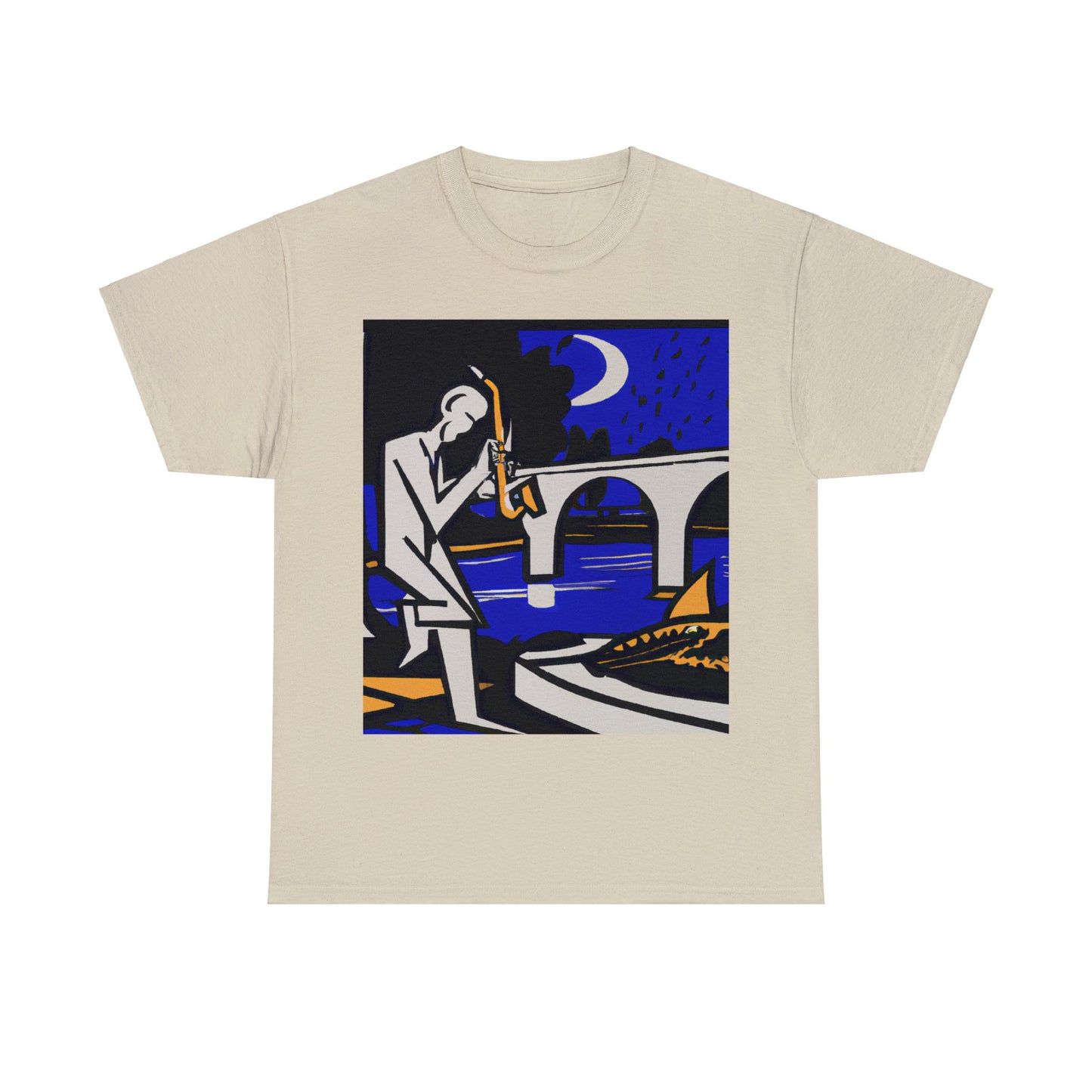 POP Blues Unisex Heavy Cotton Tee by HornCue