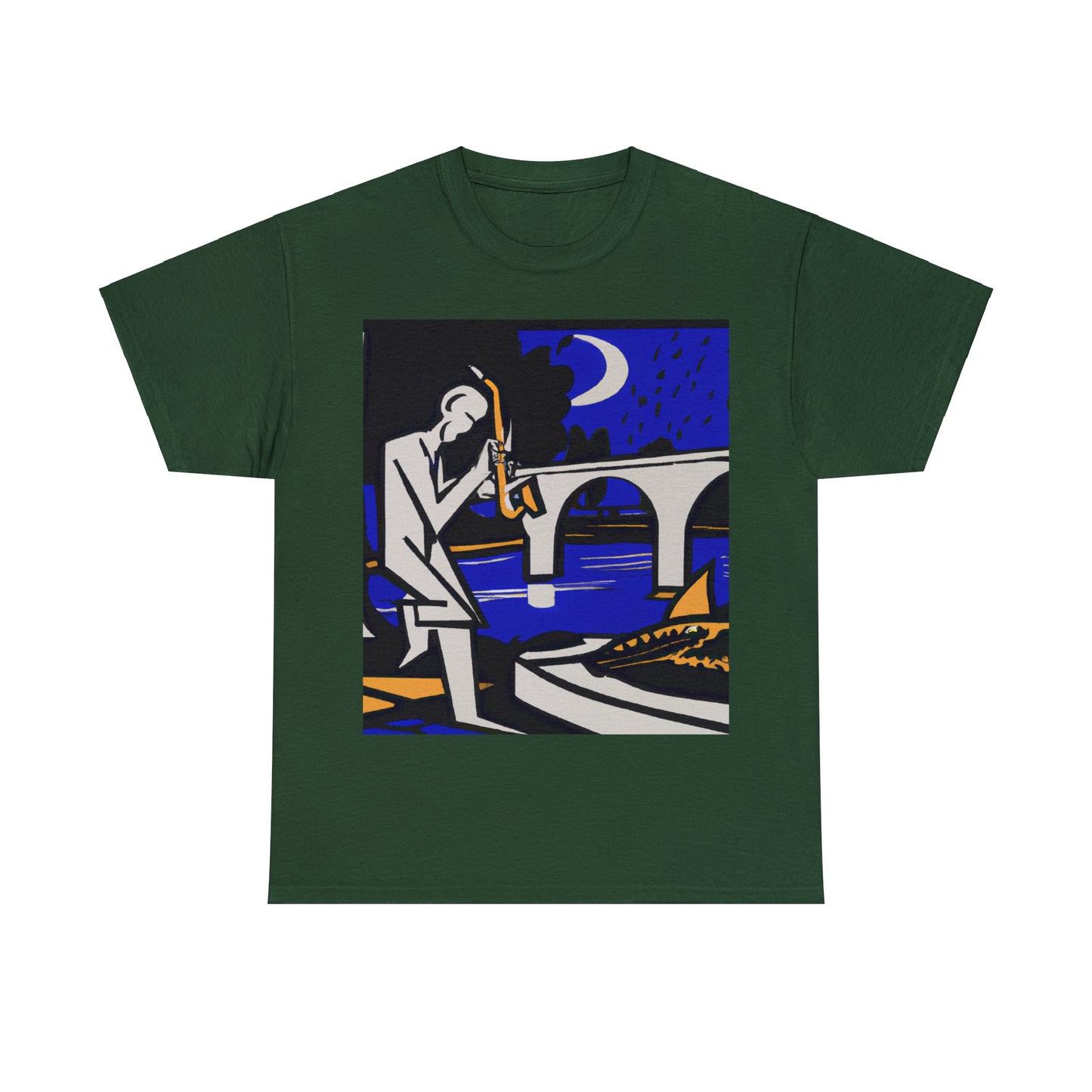 POP Blues Unisex Heavy Cotton Tee by HornCue