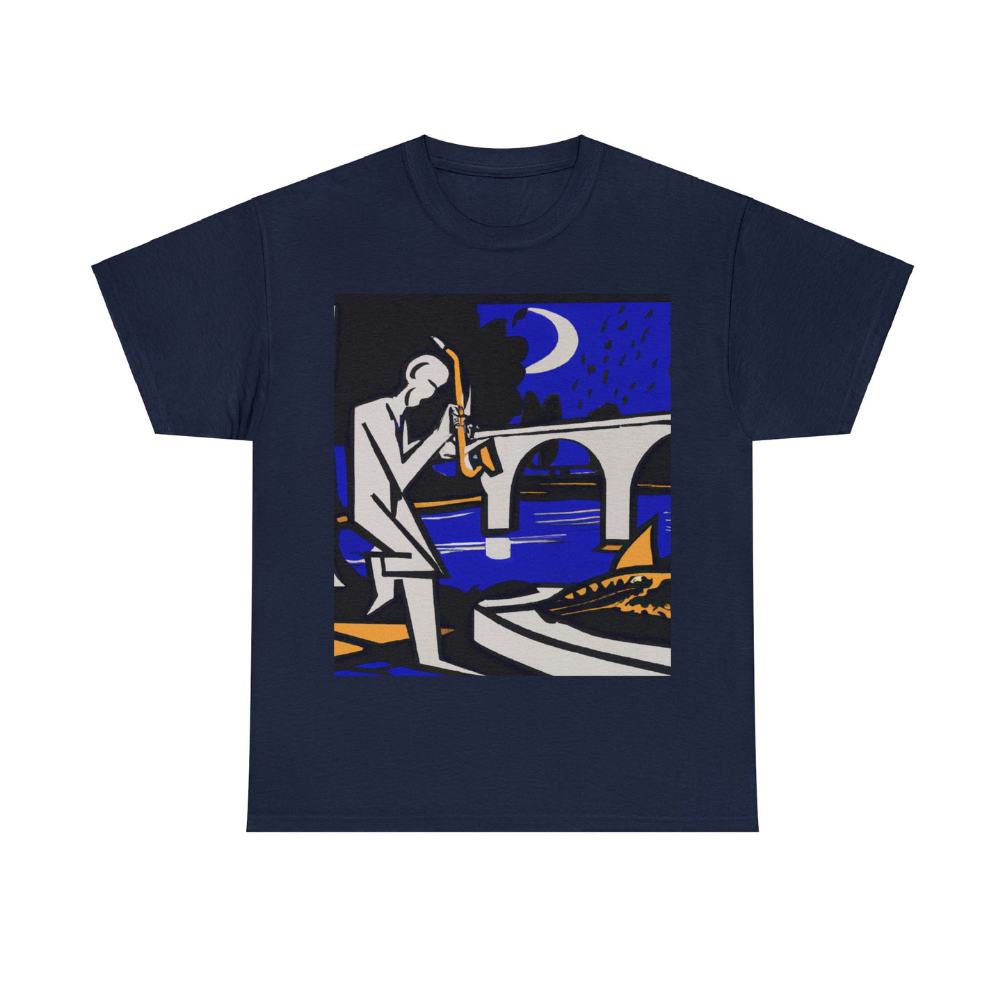 POP Blues Unisex Heavy Cotton Tee by HornCue