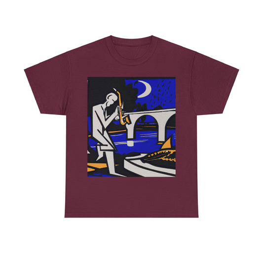 POP Blues Unisex Heavy Cotton Tee by HornCue